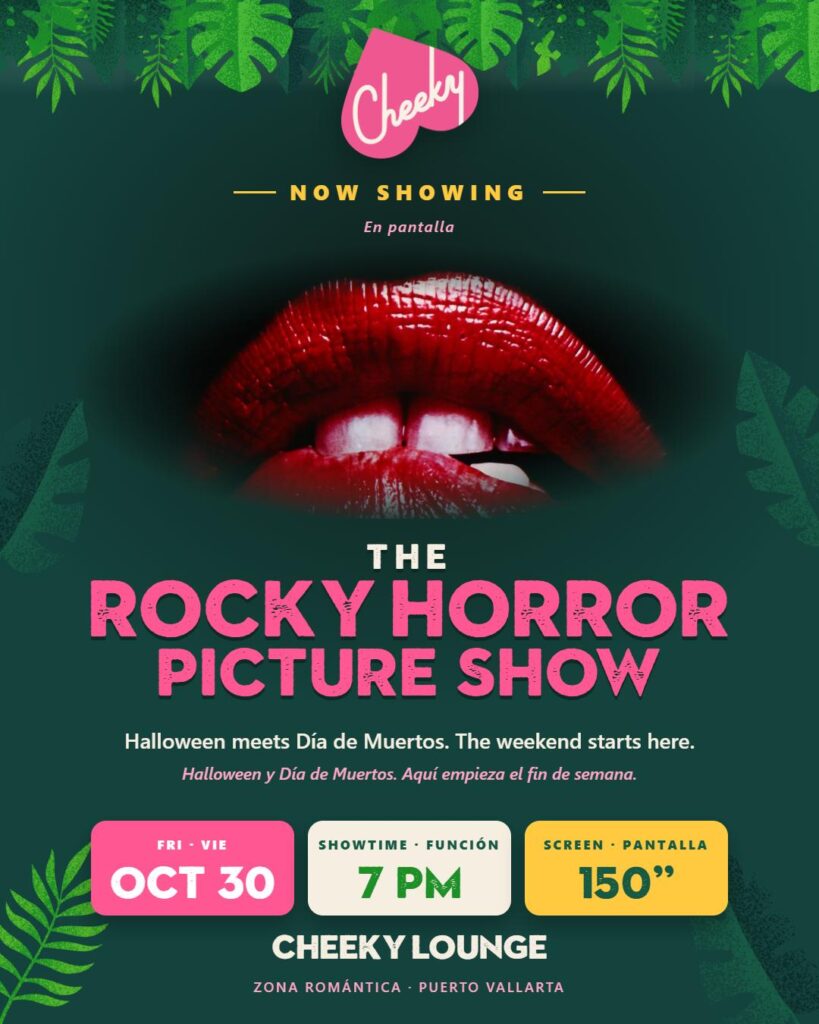 The Rocky Horror Picture Show, Friday Oct 30 at 7pm at Cheeky Lounge